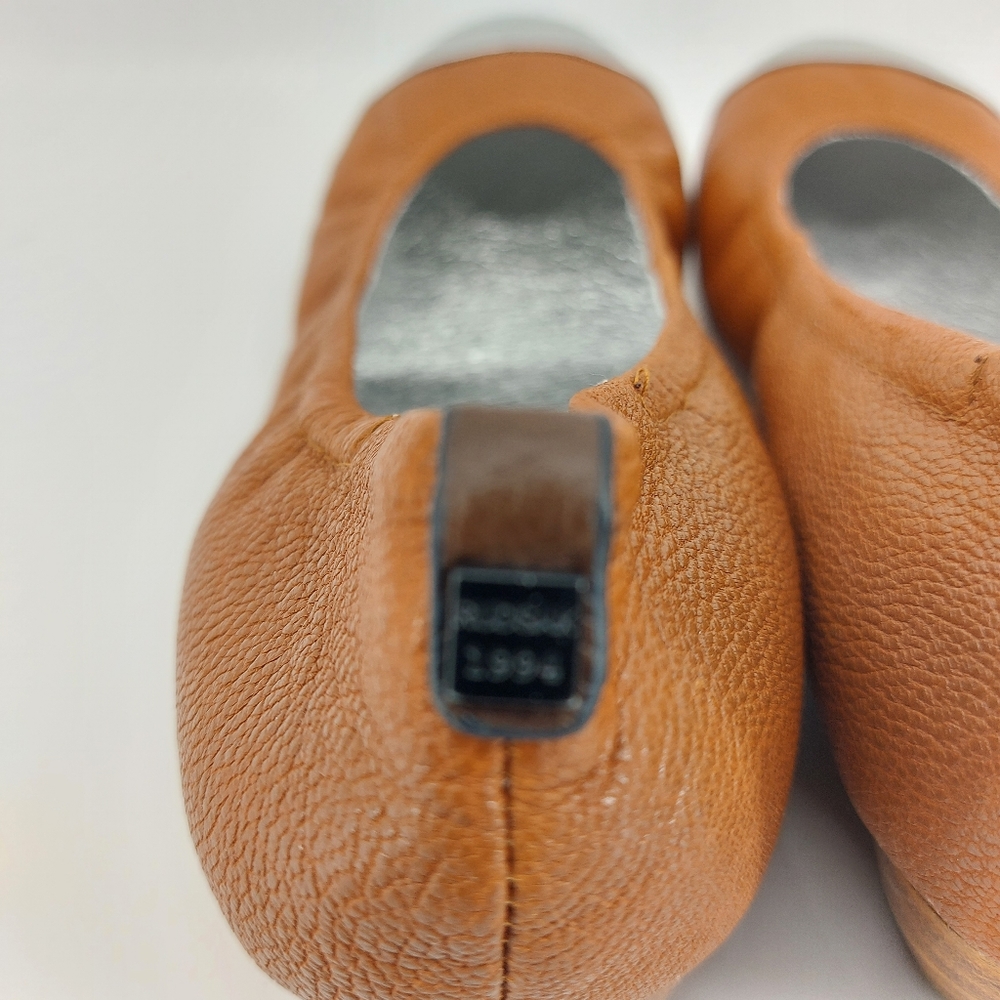 Rudsak leather ballet flats with silver tipped toes US Size 6 EU 36 Classic - Picture 9 of 10